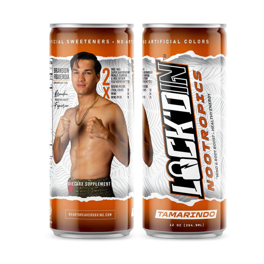 LOCK'DIN Brandon Figueroa Nootropics Performance Drink - Tamarindo (Case of 12) - Skoutley Outdoors LLC