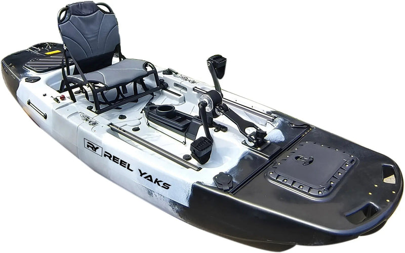 Load image into Gallery viewer, Raider 9.5ft Propeller Drive Modular Fishing Kayak
