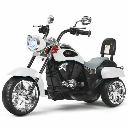 Load image into Gallery viewer, Long-Lasting 6V White Children&#39;s Motorcycle for Endless Fun
