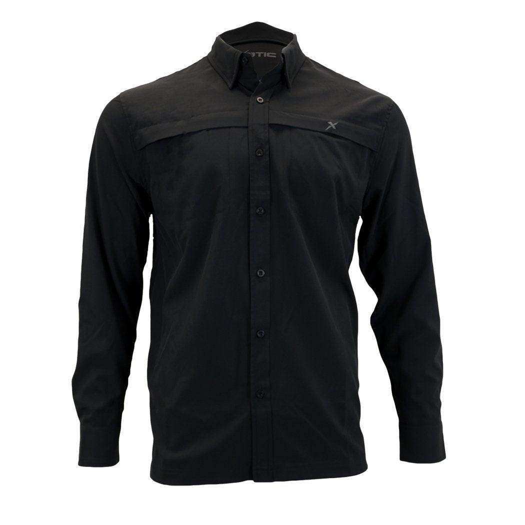 Long Sleeve Solid Lifestyle Button Down w/ REPEL-X - Skoutley Outdoors LLC