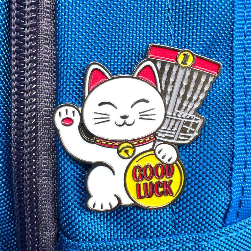 Load image into Gallery viewer, Lucky Cat Pin - Metal Butterfly

