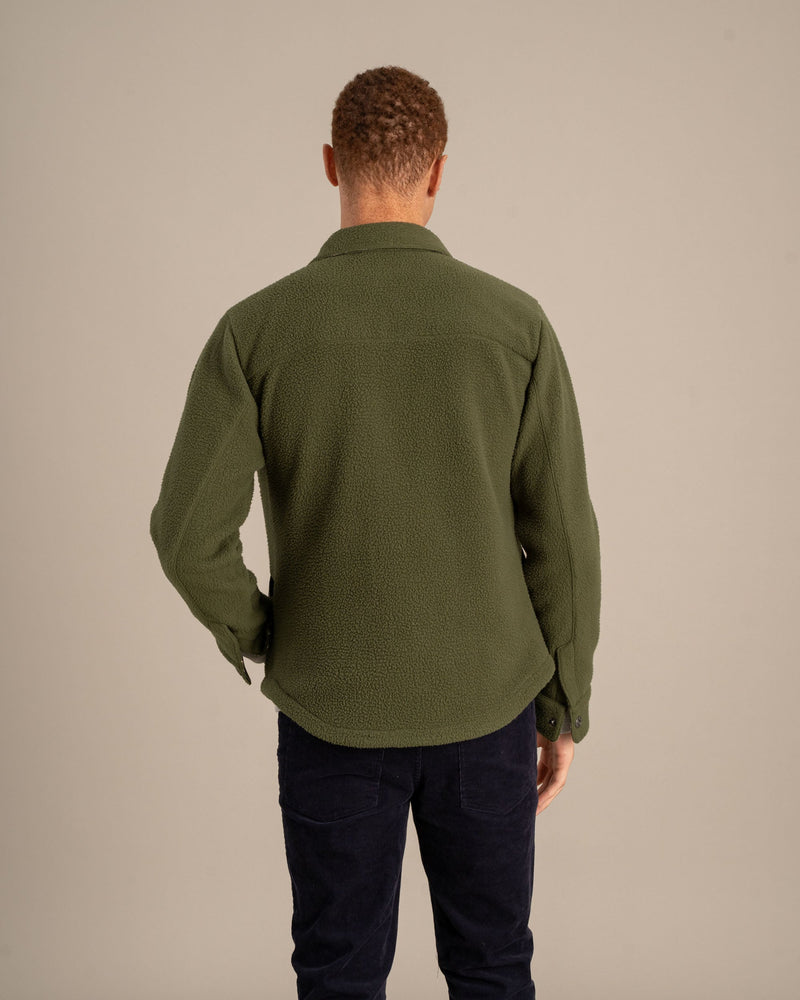Load image into Gallery viewer, Recycled Sherpa Shirt Jacket
