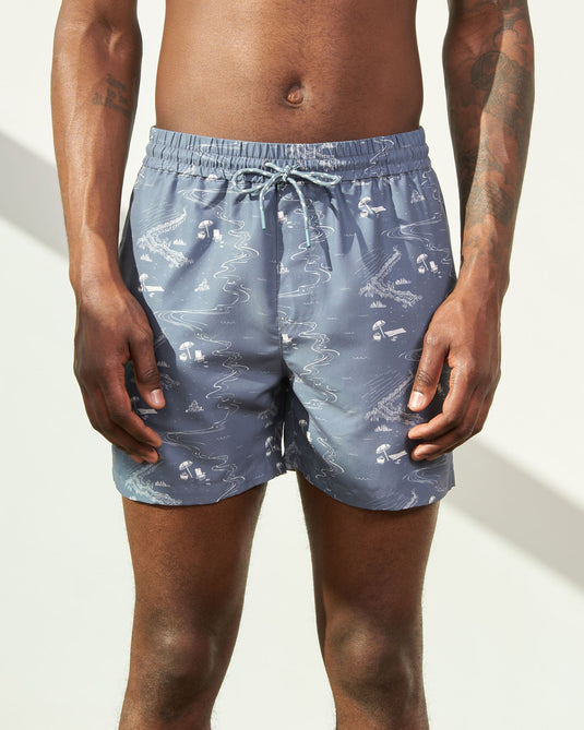 Recycled Swim Trunk - 5"