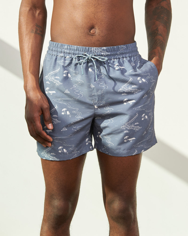 Load image into Gallery viewer, Recycled Swim Trunk - 5"
