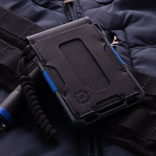 M1 Maverick™ Bifold Wallet - Spec-Ops - 4 Pocket DTEX - Blueline