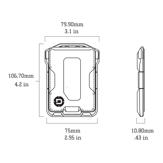 M1 Maverick™ Wallet - Spec-Ops - Single Pocket DTEX