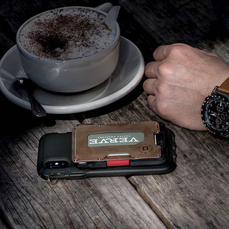 Load image into Gallery viewer, M1 Maverick™ Wallet - Special Edition - Slate Grey - Single Pocket Leather
