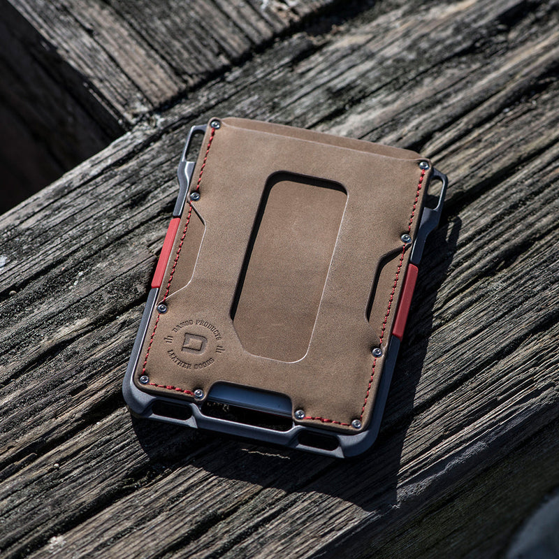 Load image into Gallery viewer, M1 Maverick™ Wallet - Special Edition - Slate Grey - Single Pocket Leather
