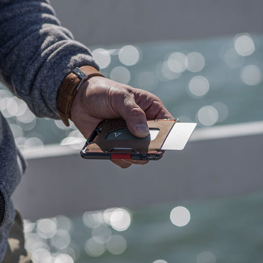 M1 Maverick™ Wallet - Special Edition - Slate Grey - Single Pocket Leather