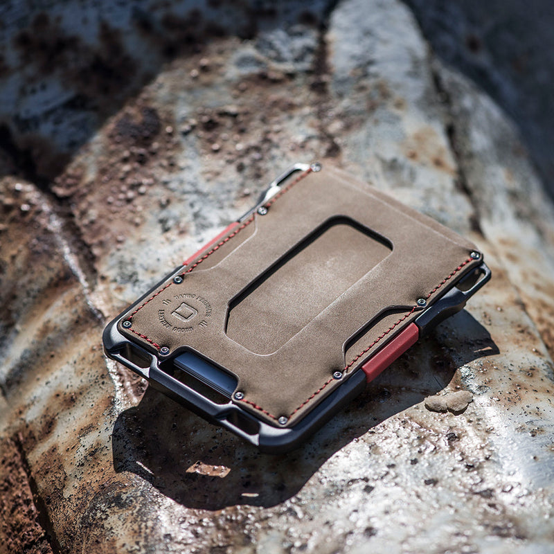 Load image into Gallery viewer, M1 Maverick™ Wallet - Special Edition - Slate Grey - Single Pocket Leather
