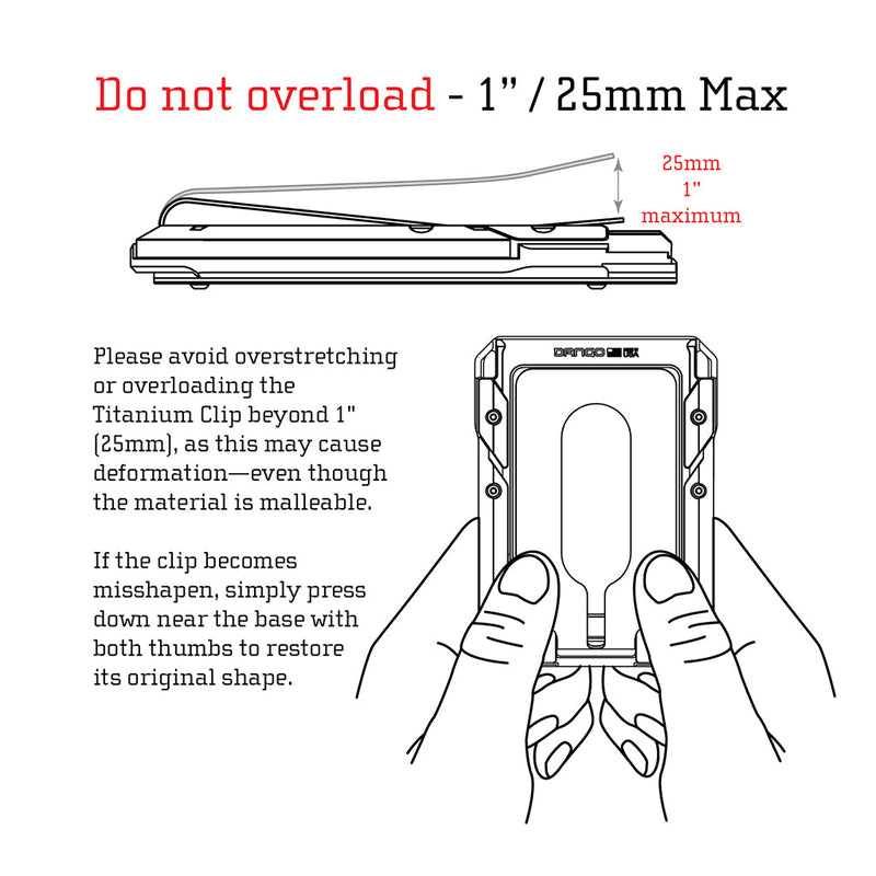 Load image into Gallery viewer, M4 MAVERICK™ RAIL WALLET with TITANIUM CLIP
