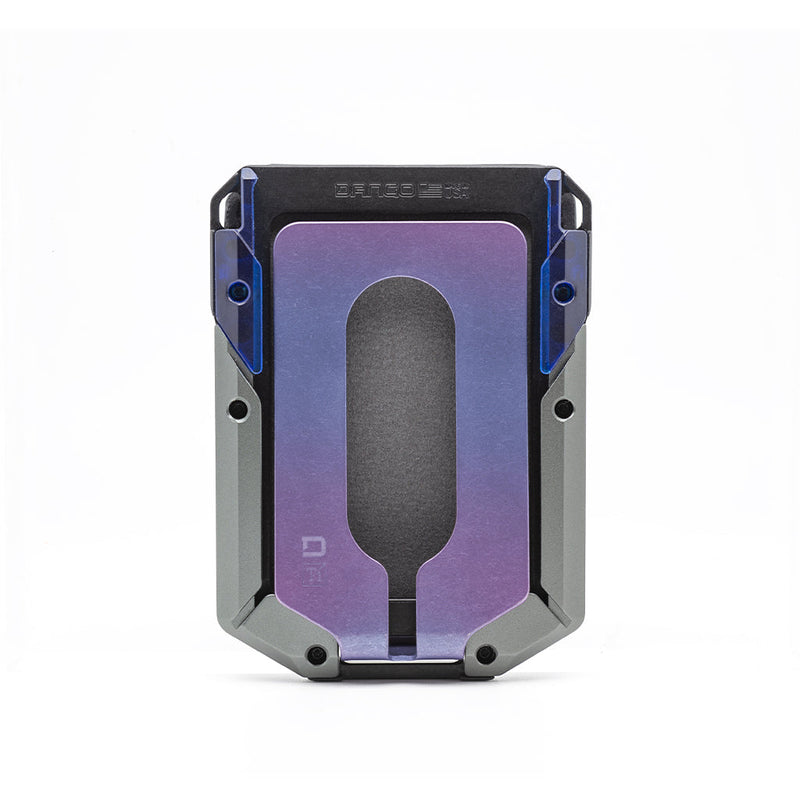 Load image into Gallery viewer, M4 SPECIAL EDITION MAVERICK™ RAIL WALLET with BURPLE ANODIZED TITANIUM CLIP

