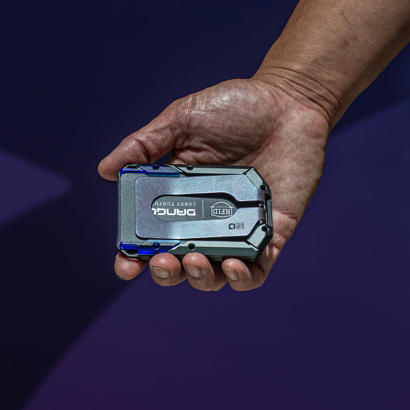 Load image into Gallery viewer, M4 SPECIAL EDITION MAVERICK™ RAIL WALLET with BURPLE ANODIZED TITANIUM CLIP
