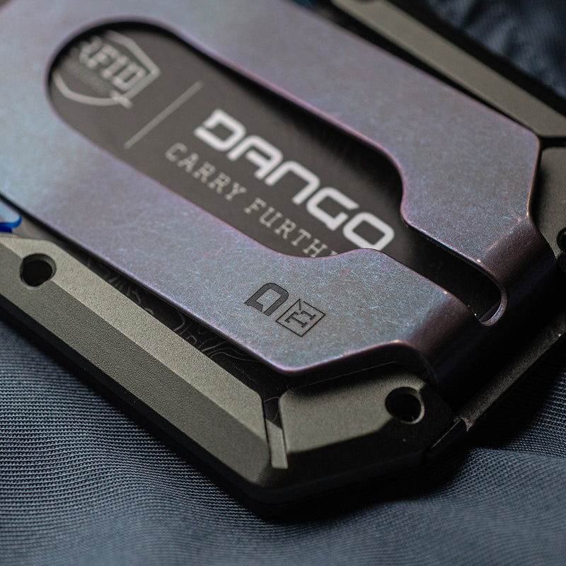 Load image into Gallery viewer, M4 SPECIAL EDITION MAVERICK™ RAIL WALLET with BURPLE ANODIZED TITANIUM CLIP
