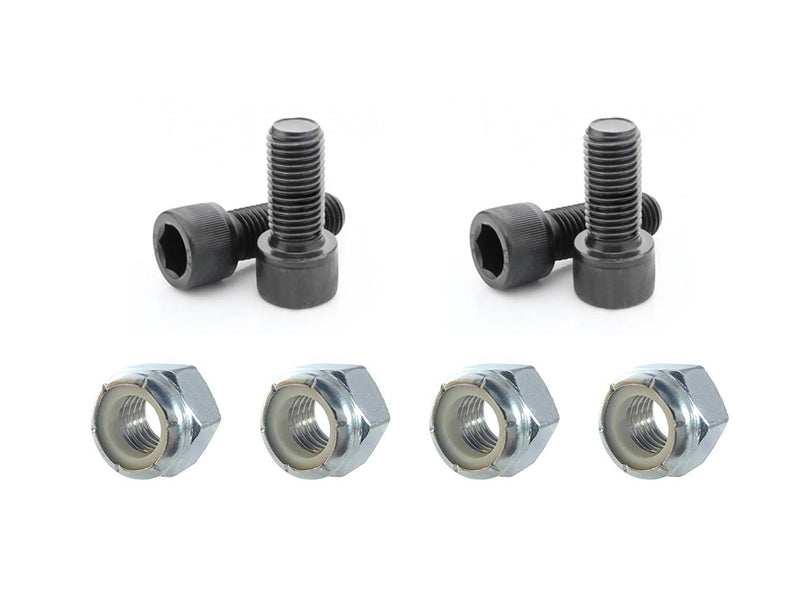 Load image into Gallery viewer, Stainless steel socket head Allen screws w/nylon lock nuts (pack of four)
