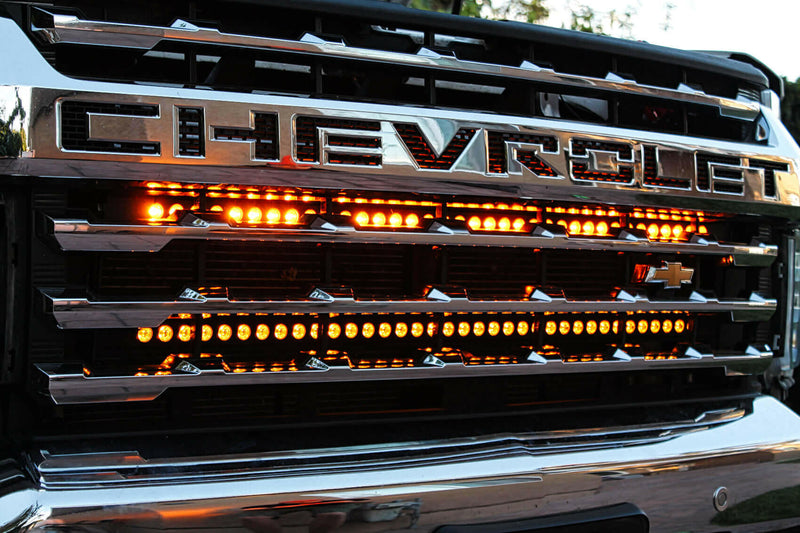 Load image into Gallery viewer, 2020+ Chevrolet Silverado 2500/3500HD Dual 40s Light Bars
