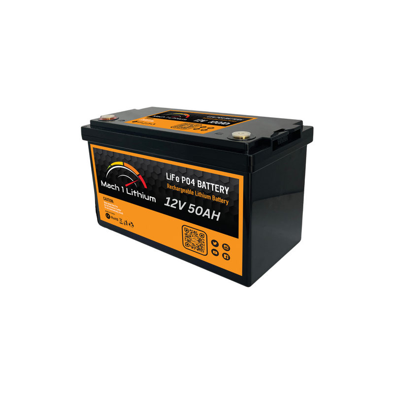 Load image into Gallery viewer, MACH 1 LITHIUM 12.8V 50AH DEEP CYCLE LIFEP04 BATTERY
