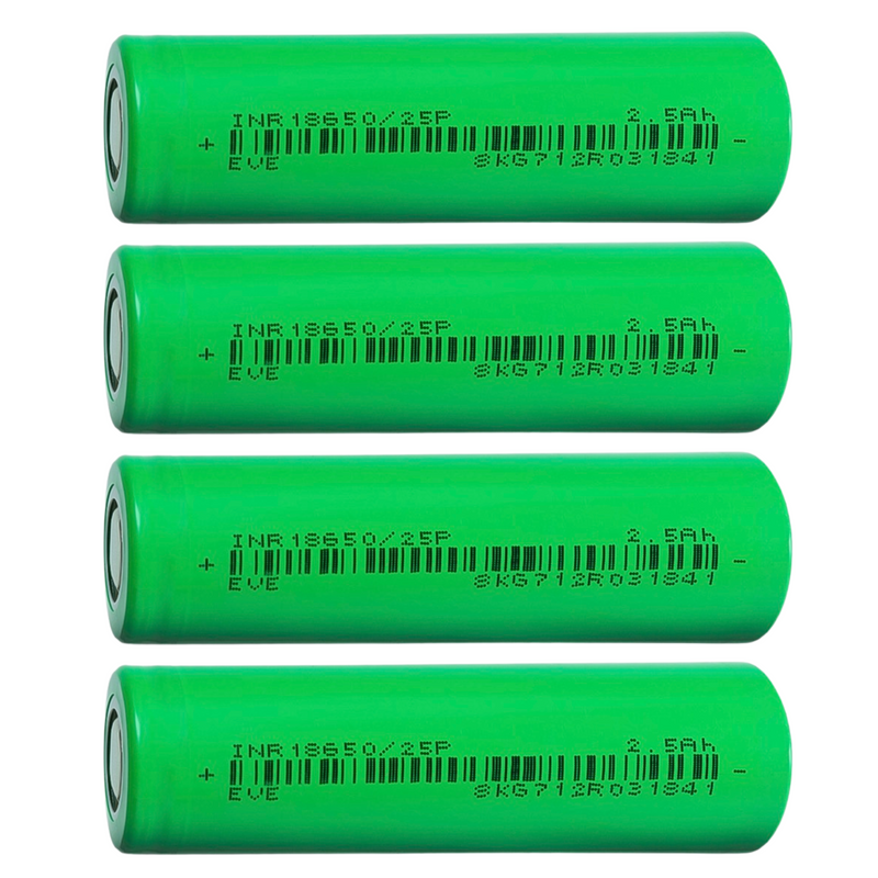 Load image into Gallery viewer, EVE 25P 18650 2500mAh 20A Battery Cells
