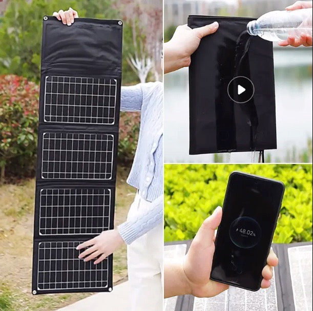 Load image into Gallery viewer, 40W Monocrystalline Folding Solar Panel
