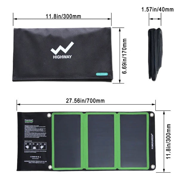 Load image into Gallery viewer, Emergency 21W Solar Panel Charger
