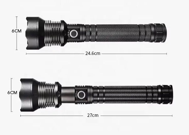 Load image into Gallery viewer, High Power USB Rechargeable Waterproof P70 Flashlight
