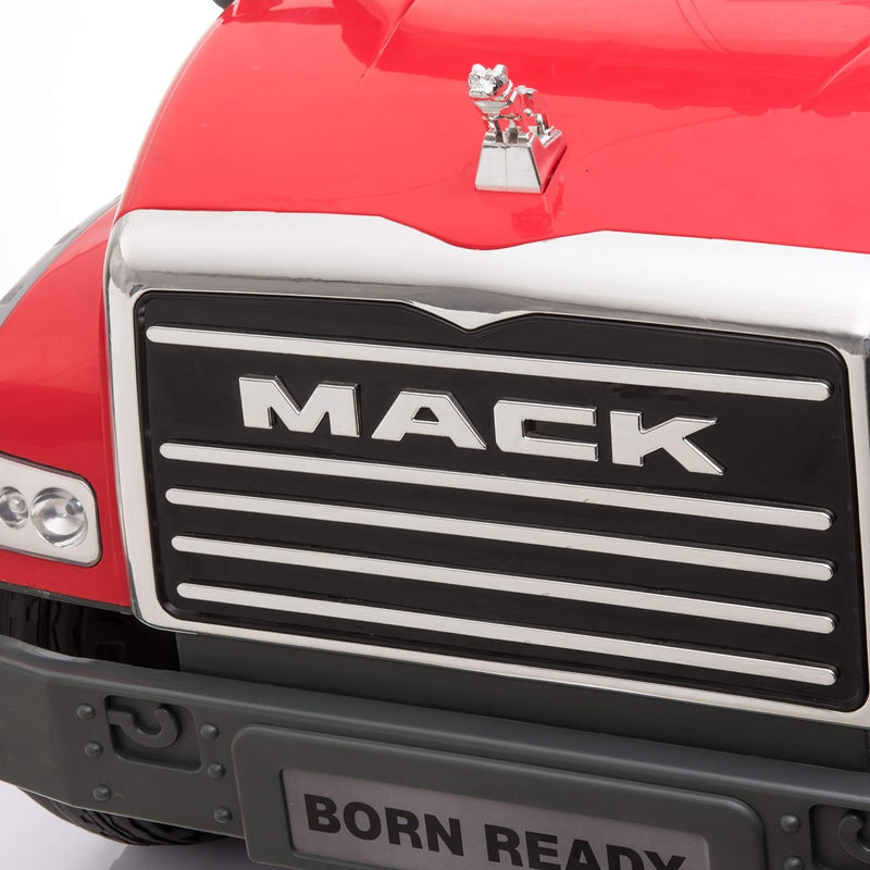 Load image into Gallery viewer, Mack Truck 2 Seater Children&#39;s Electric Car W/Mack Hood Ornament
