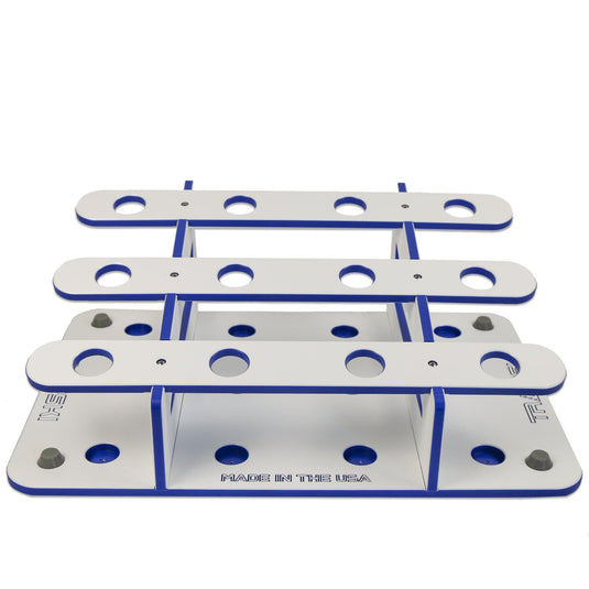 Made in the USA Fishing Rod Rack | 12 Pole Waterproof Wash-down | Dock, Garage, Boat, Storage