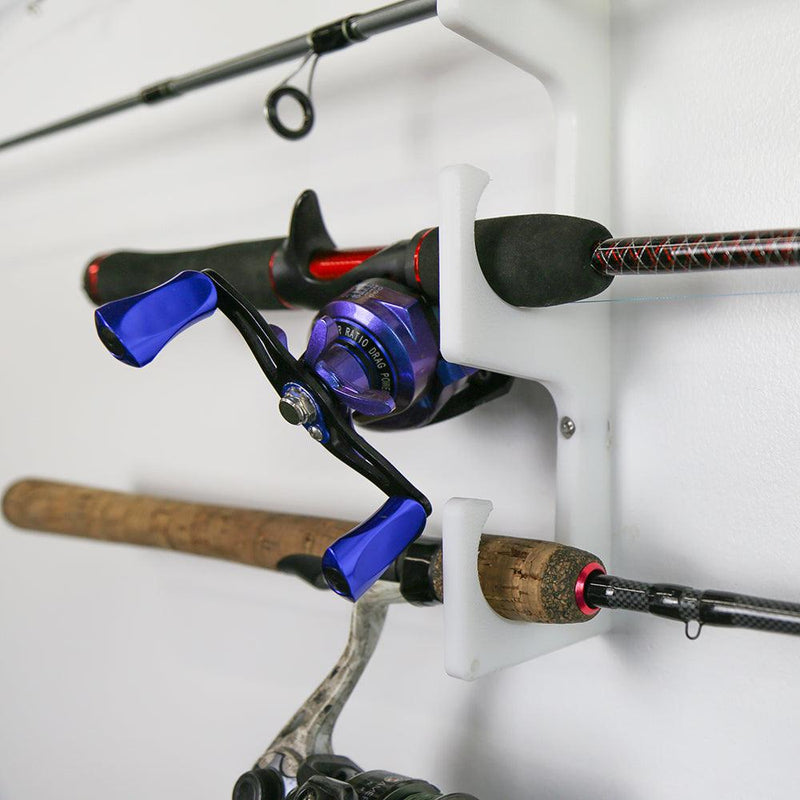 Load image into Gallery viewer, Made in the USA Fishing Rod Rack | Wall or Ceiling Mounted

