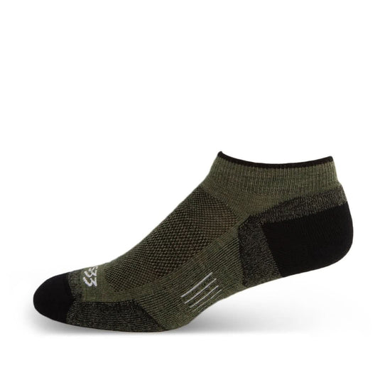 Microweight Cushion - No Show Wool Socks Mountain Heritage