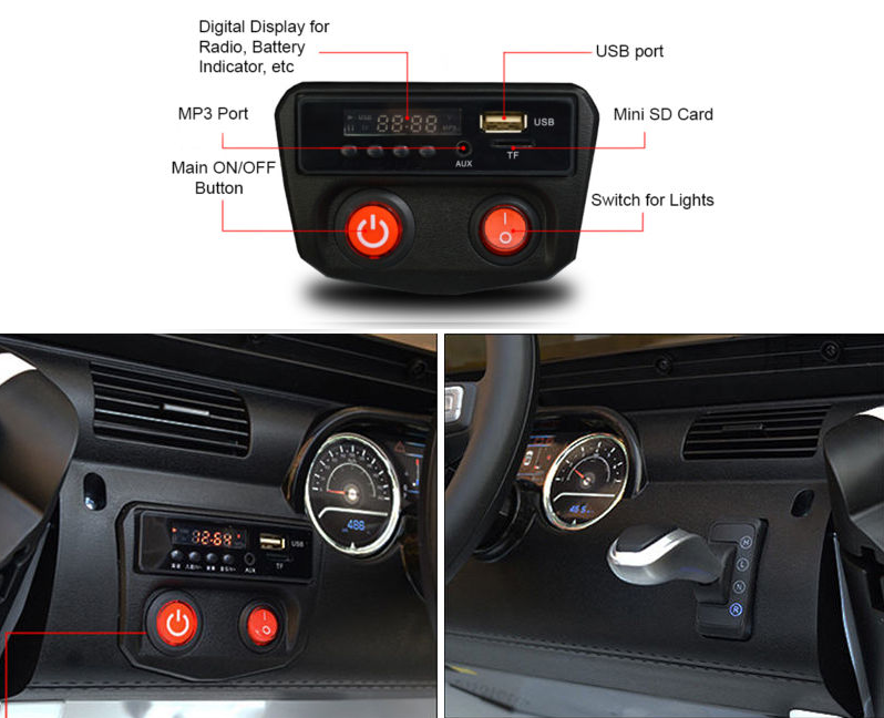 Load image into Gallery viewer, Jeep Style Ride On Electric Truck For Children W/Magic Cars® Wireless Parental Control
