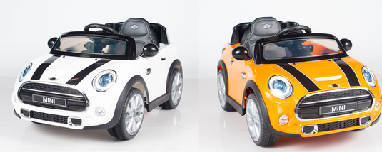 Mini Cooper Ride Electric Car For Children W/Magic Cars® Wireless Parental Control