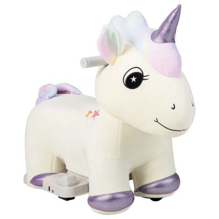 Load image into Gallery viewer, Magical Electric Unicorn Ride-On Toy with Music and Handlebars for Kids
