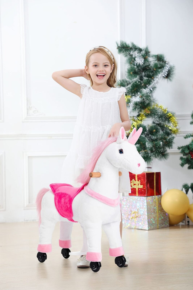 Load image into Gallery viewer, Magical Ride-On Unicorn Toy for Kids - Gallop into Adventure!
