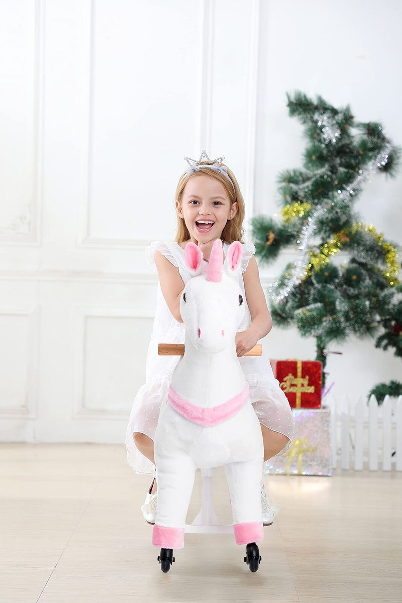 Load image into Gallery viewer, Magical Ride-On Unicorn Toy for Kids - Gallop into Adventure!
