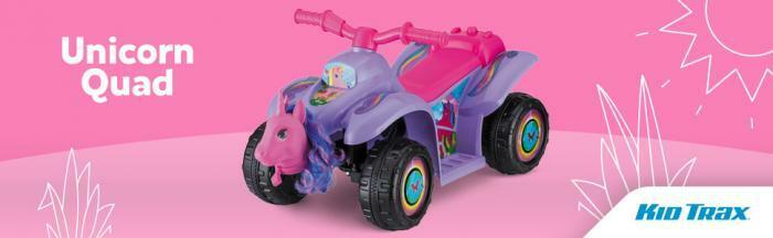 Load image into Gallery viewer, Magical Unicorn Quad for Toddlers, 6V Battery Powered, Ideal for Ages 1.5-3, Purple
