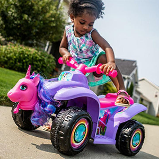Magical Unicorn Quad for Toddlers, 6V Battery Powered, Ideal for Ages 1.5-3, Purple