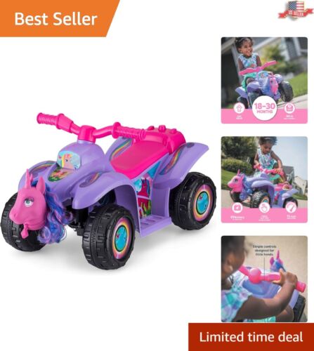 Magical Unicorn Ride-On for Toddlers - Suitable for Ages 1.5-3 - Supports up to 44 lbs - Easy and Fun to Ride