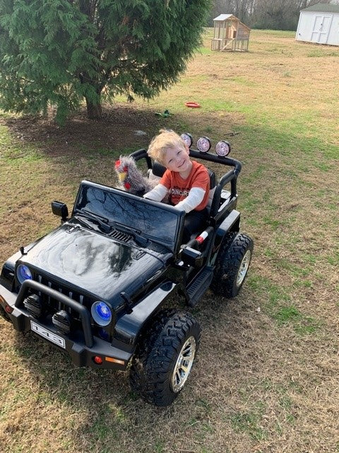 Load image into Gallery viewer, 2 Seater 24 Volt 4x4 Electric Ride On Jeep Style Rubber Tires Fully Loaded Truck ATV UTV For Kids W/Magic Cars® Wireless Parental Control
