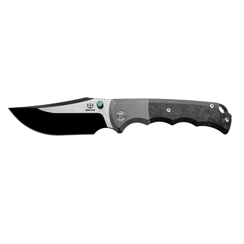 Load image into Gallery viewer, Sharp Blade - M390 Folding Knife Titanium Carbon Fiber Handle Premium Pocket Knife
