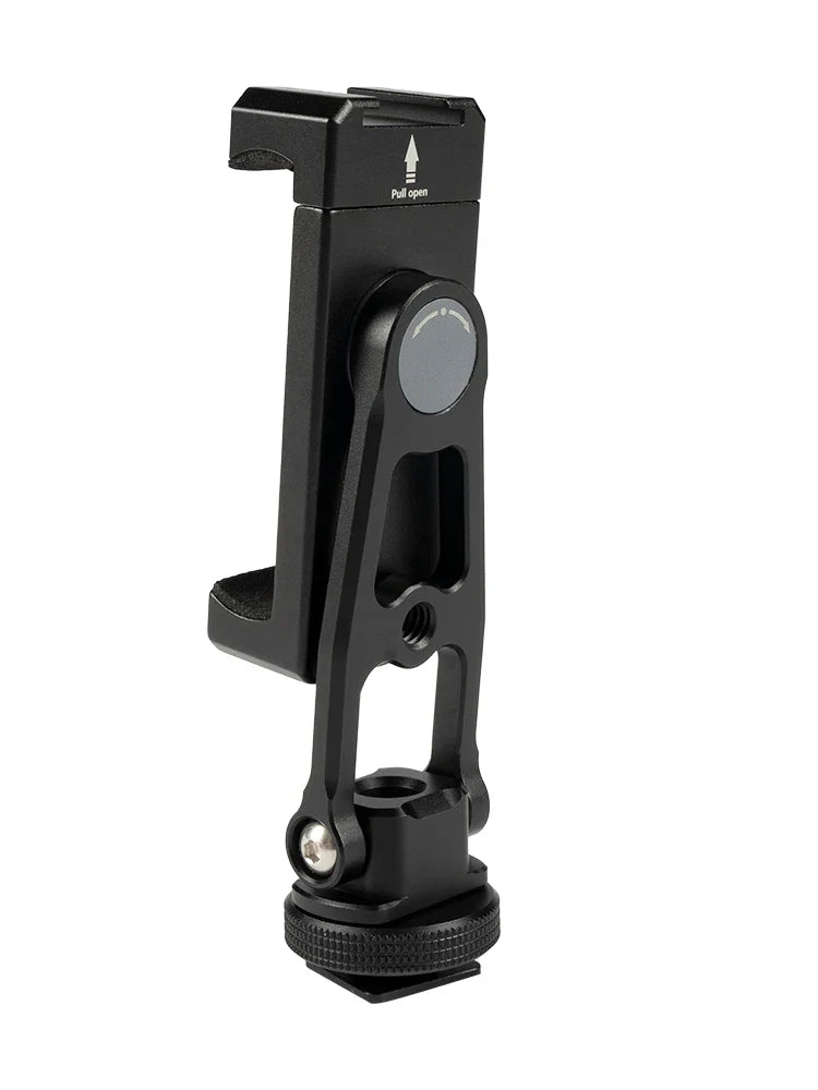 Load image into Gallery viewer, Linkogear Aluminum Phone Clamp Mount 360° Rotating Cold Shoe Tripod

