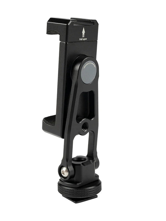 Linkogear Aluminum Phone Clamp Mount 360° Rotating Cold Shoe Tripod