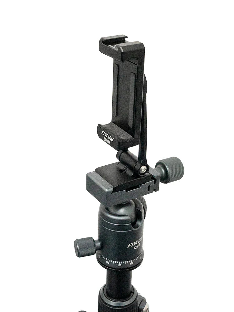 Load image into Gallery viewer, Linkogear Aluminum Phone Clamp Mount 360° Rotating Cold Shoe Tripod

