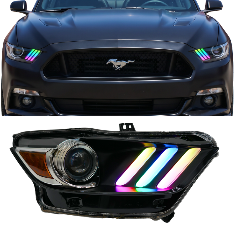 Load image into Gallery viewer, Ford Mustang Multicolor Flow Series DRL Boards (2015-2017)
