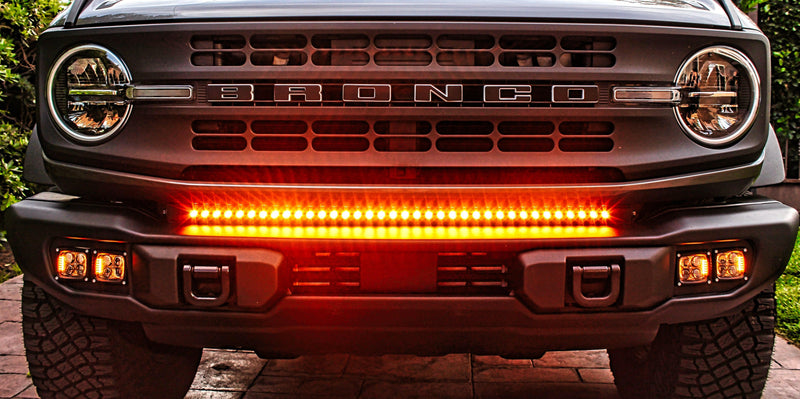 Load image into Gallery viewer, 2021+ Ford Bronco Capable Bumper 40in Light Bar - Slim

