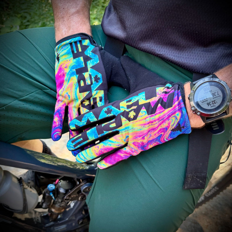 Load image into Gallery viewer, Maple Flip SendIt S2 Gloves - Oil Slick (Final Sale)
