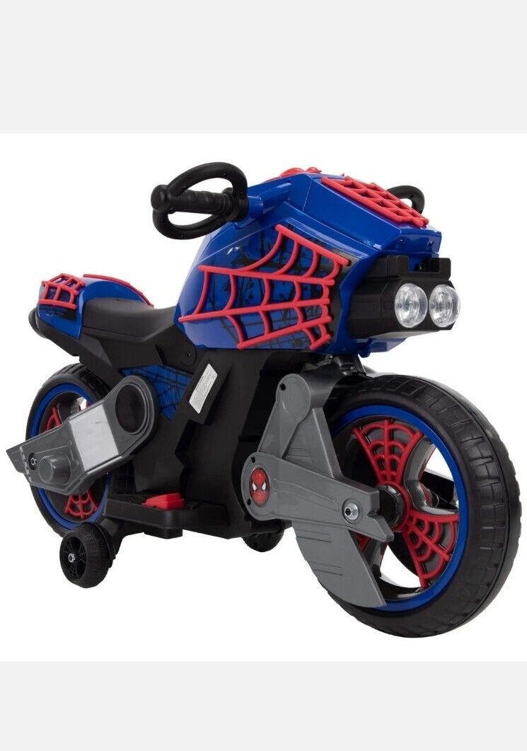 Load image into Gallery viewer, Marvel Spider-Man Electric Ride-On Motorcycle for Kids by Huffy
