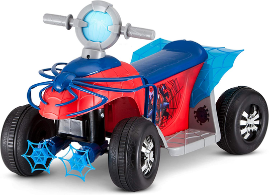 Marvel's Spider-Man Premium Toddler Quad Ride-On for Kids Ages 18-30 Months by Kid Trax