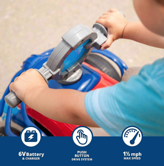 Marvel's Spider-Man Premium Toddler Quad Ride-On for Kids Ages 18-30 Months by Kid Trax