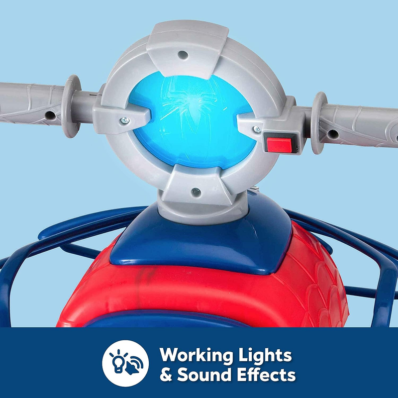 Load image into Gallery viewer, Marvel&#39;s Spider-Man Premium Toddler Quad Ride-On for Kids Ages 18-30 Months by Kid Trax
