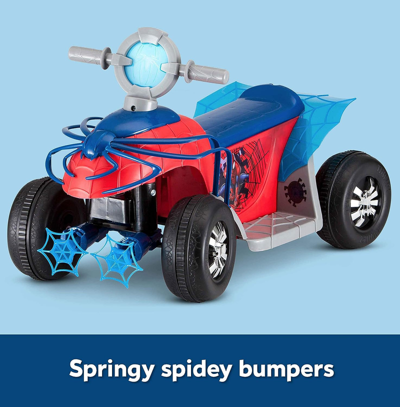 Load image into Gallery viewer, Marvel&#39;s Spider-Man Premium Toddler Quad Ride-On for Kids Ages 18-30 Months by Kid Trax
